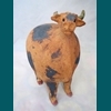 vache modelé grès Chris Dupuy Joly
