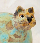 chat modelé grès élaillé Chris Dupuy Joly