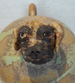 chien modelé grès Chris Dupuy Joly